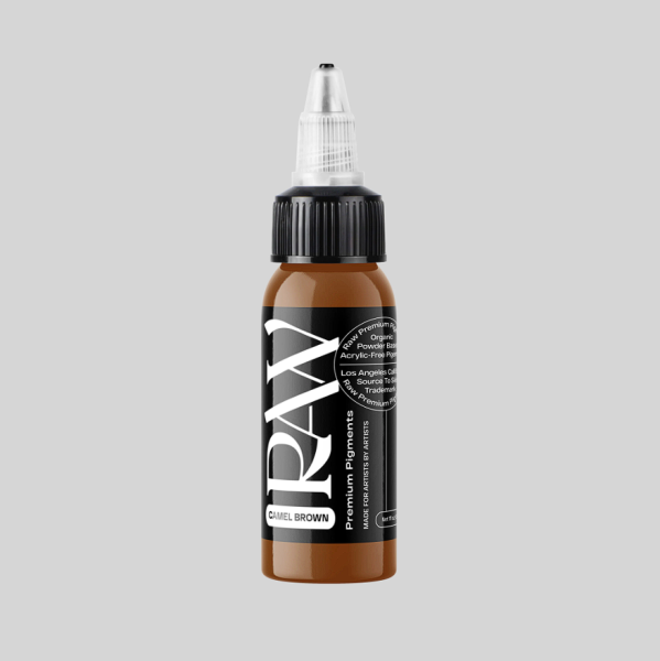 Raw Pigments Camel Brown 1 oz 30 ml Kahverengi Dövme Boyası