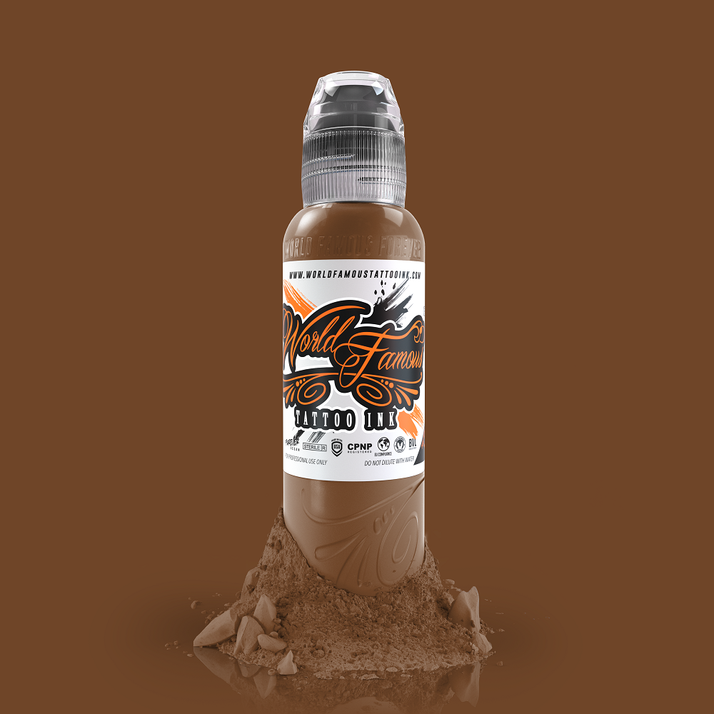 World Famous Sahara 1/2 oz 15 ml Kahverengi Dövme Boyası