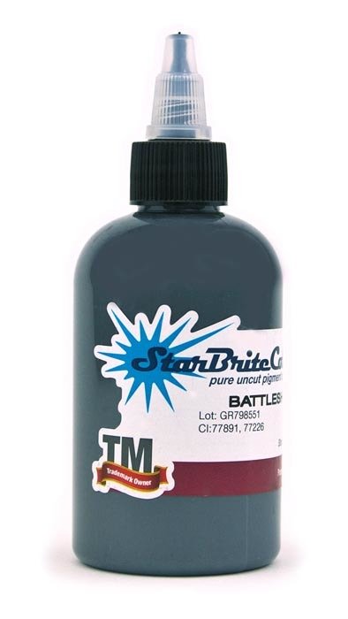 Starbrite Battleship Gray 1 oz 30 ml Gri Dövme Boyası