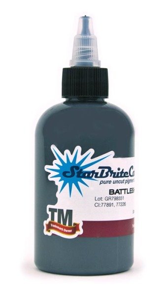 Starbrite Battleship Gray 1 oz 30 ml Gri Dövme Boyası