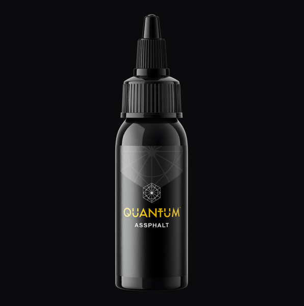 Quantum Assphalt Triple Black Siyah Dolgu Dövme Boyası 1 oz 30 ml