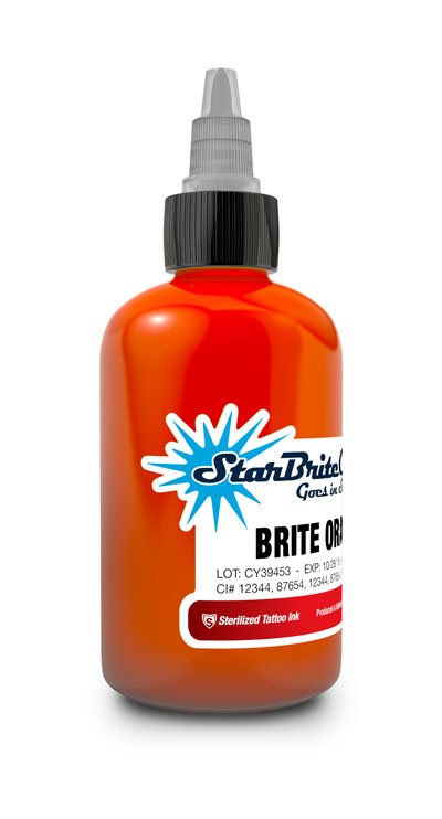 Starbrite Brite Orange 1 oz 30 ml Parlak Turuncu Dövme Boyası