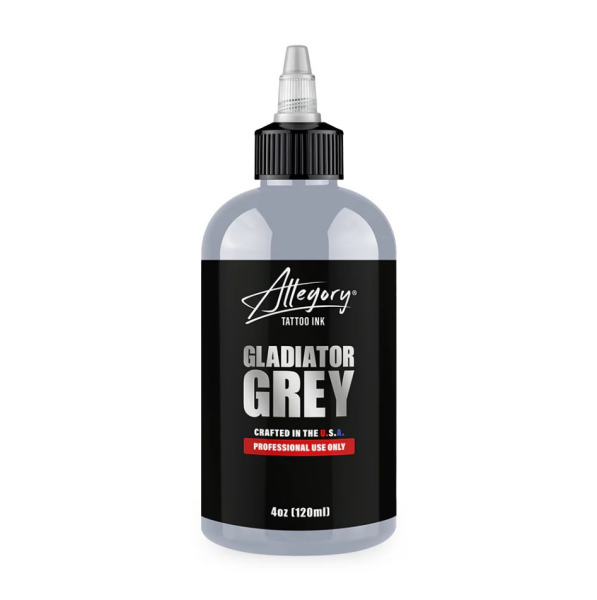 Allegory Ink Gladiator Grey 4 oz - 120 ml Opak Gri Dövme Boyası