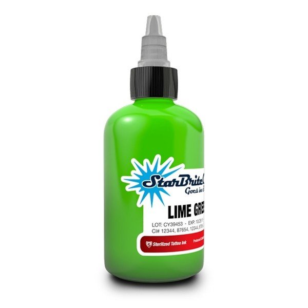 Starbrite Lime Green 1 oz 30 ml Yeşil Dövme Boyası
