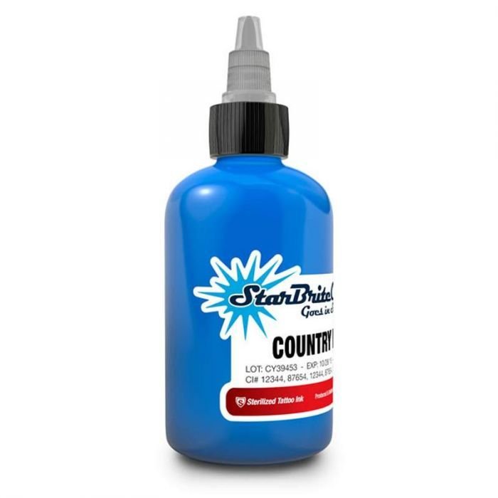 Starbrite Country Blue 1 oz 30 ml Mavi Dövme Boyası