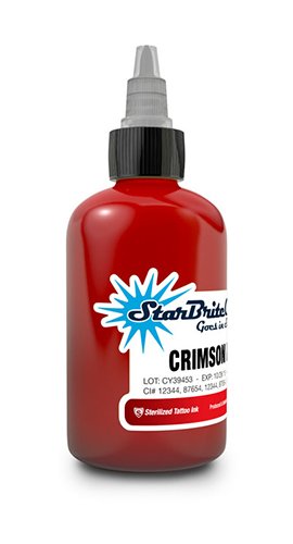 Starbrite Crimson Red 1 oz 30 ml Kırmızı Dövme Boyası