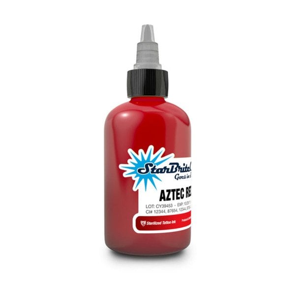 Starbrite Aztec Red 1 oz 30 ml Kırmızı Dövme Boyası