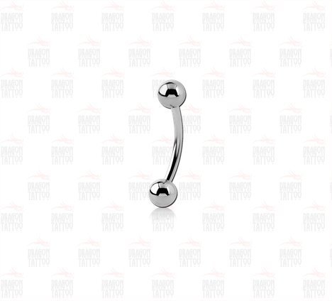 Cerrahi Çelik Çift Toplu Kaş Piercing