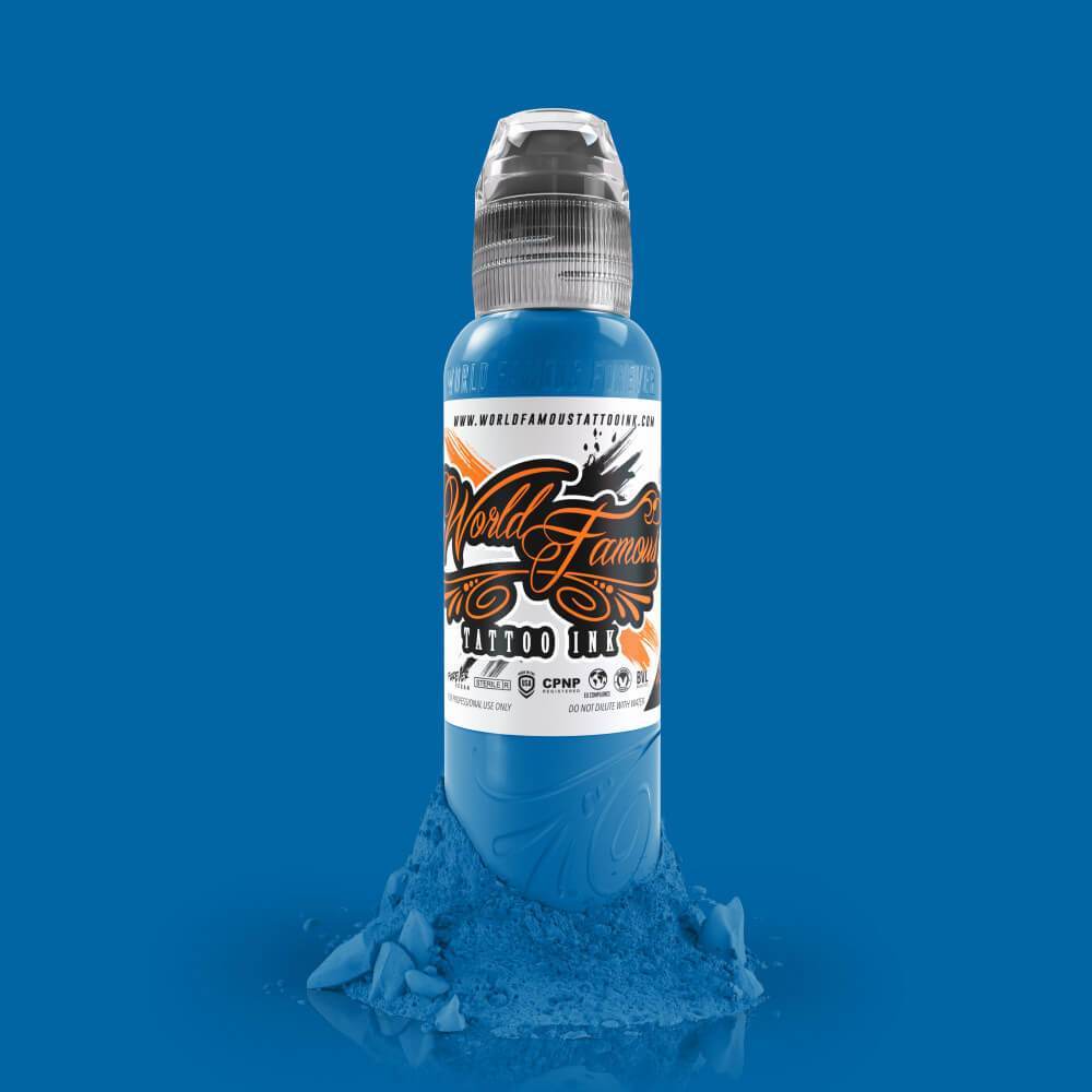 World Famous Ink Niagara Blue 1/2 oz 15 ml Mavi Dövme Boyası