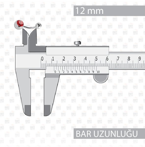 Cerrahi Çelik Taşlı Göbek Piercing Cerrahi Çelik Taşlı Göbek Piercing Top Büyüklüğü 8 mm - Bar Kalınlığı 1.6 mm - Bar Uzunluğu 12 mm