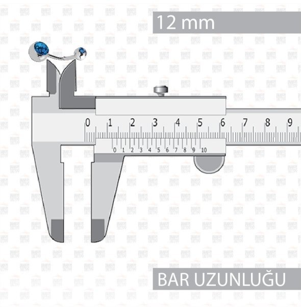 Cerrahi Çelik Çift Mavi Taşlı Göbek Piercing Cerrahi Çelik Çift Mavi Taşlı Göbek Piercing Top Büyüklüğü 8 mm - Bar Kalınlığı 1.6 mm - Bar Uzunluğu 12 mm