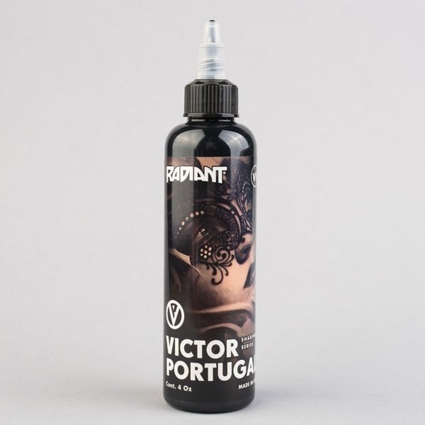 Radiant Victor Portugal V1 Black Dark Shadow verf 4 oz 120 ml Tattoo