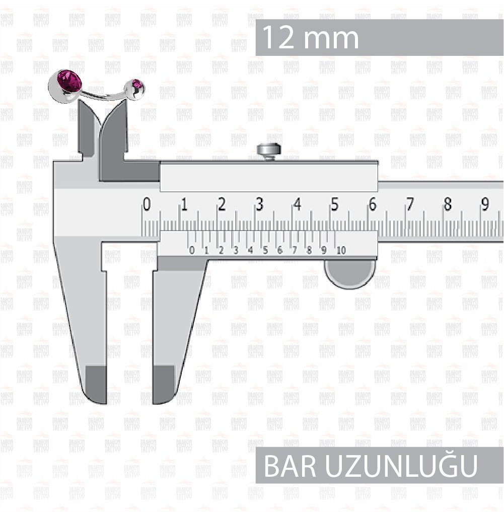 Cerrahi Çelik Çift Taşlı Göbek Piercing Cerrahi Çelik Çift Taşlı Göbek Piercing Top Büyüklüğü 8 mm - Bar Kalınlığı 1.6 mm - Bar Uzunluğu 12 mm