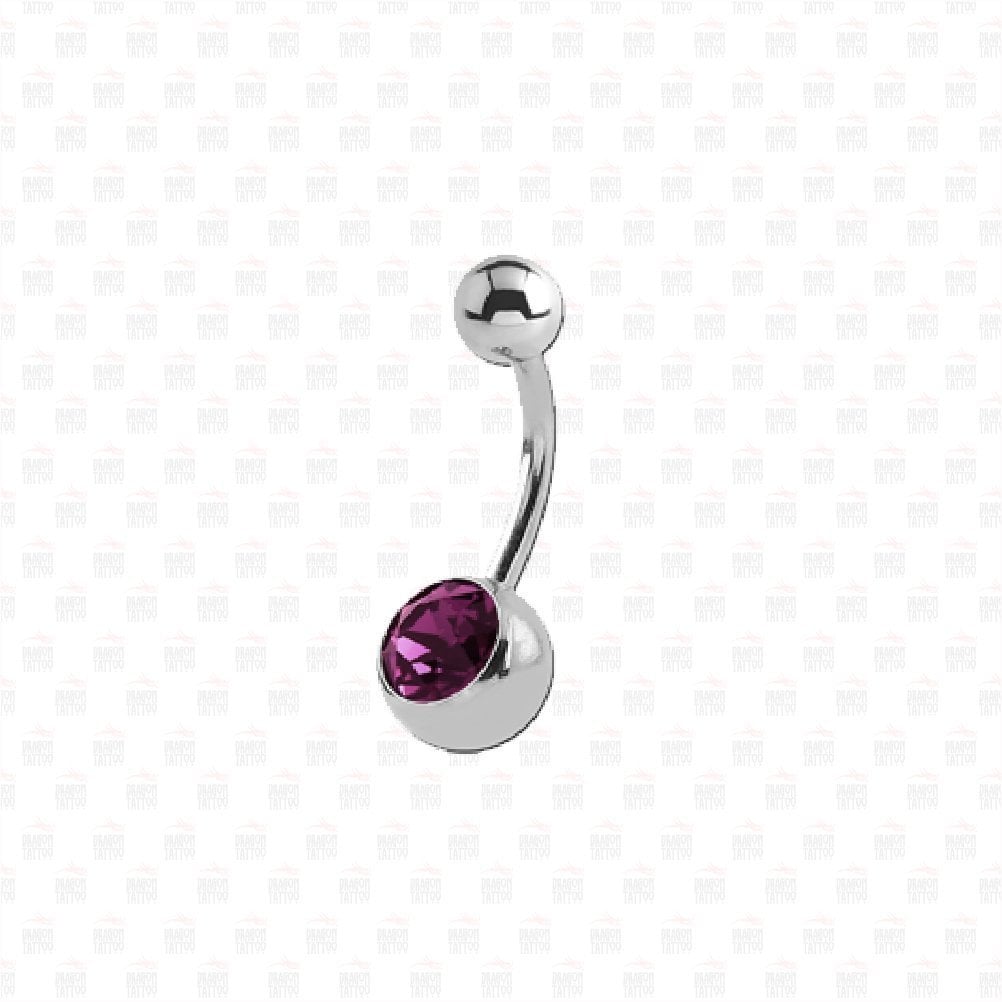 Cerrahi Çelik Taşlı Göbek Piercing Cerrahi Çelik Taşlı Göbek Piercing Top Büyüklüğü 8 mm - Bar Kalınlığı 1.6 mm - Bar Uzunluğu 12 mm