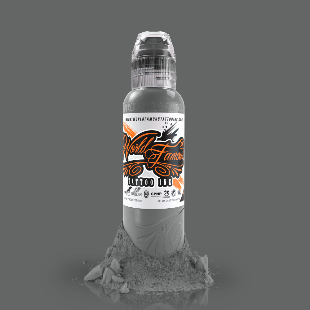World Famous Ink Battleship Grey 1 oz 30 ml Gri Dövme Boyası