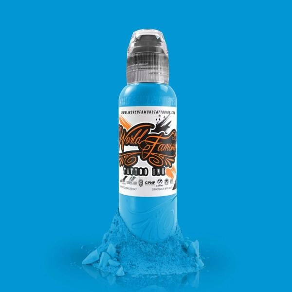World Famous Ink Donatello Blue 1 oz 30 ml Mavi Dövme Boyası