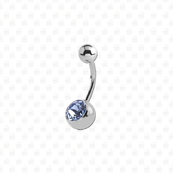 Cerrahi Çelik Taşlı Göbek Piercing Cerrahi Çelik Taşlı Göbek Piercing Top Büyüklüğü 8 mm - Bar Kalınlığı 1.6 mm - Bar Uzunluğu 12 mm