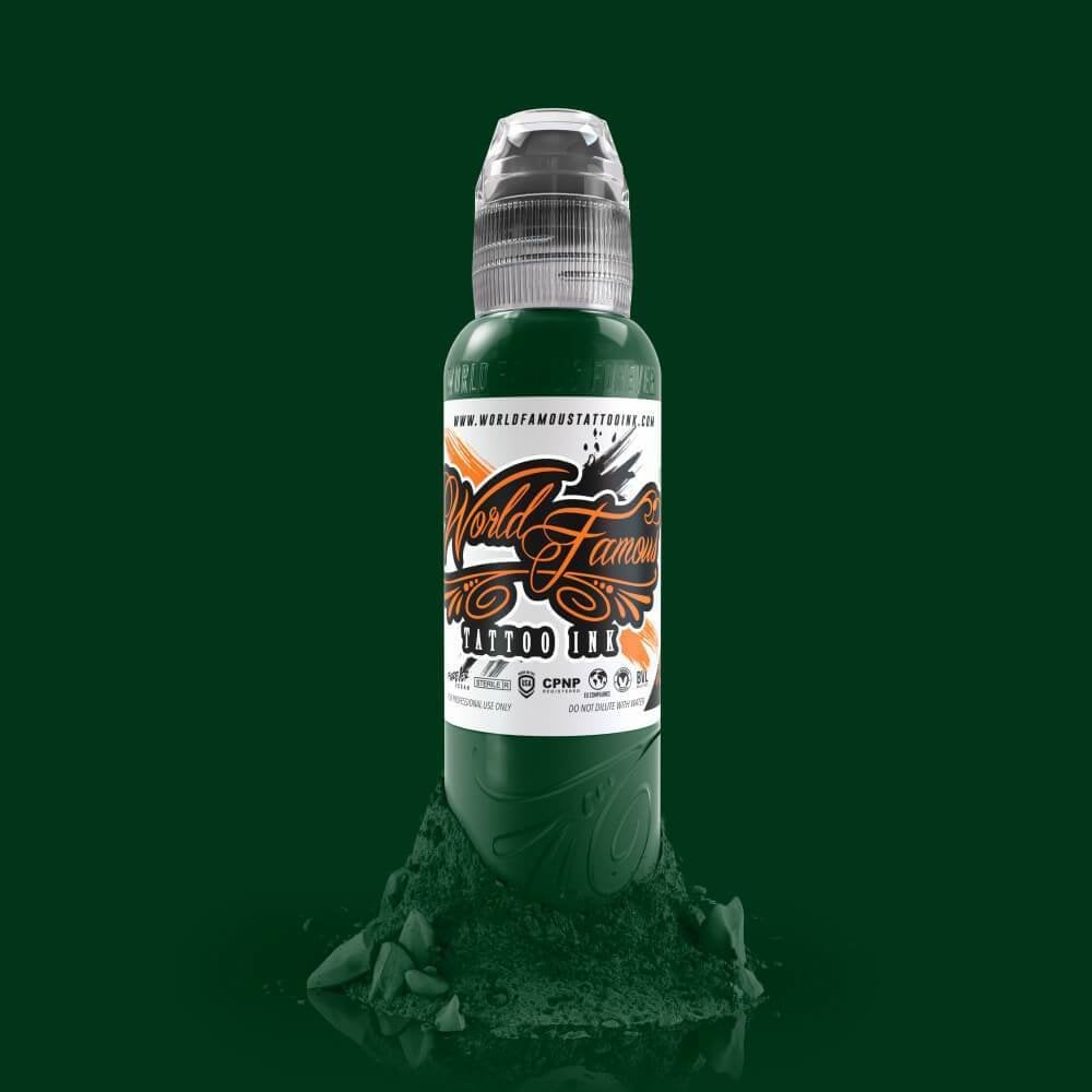 World Famous Ink Vegas Green 1 oz 30 ml Koyu Yeşil Dövme Boyası