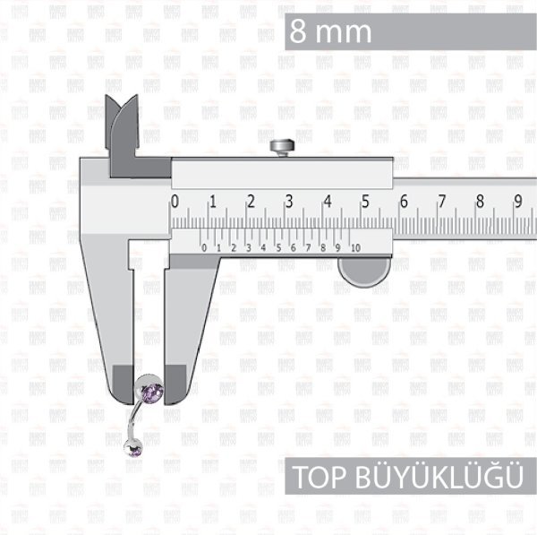 10 Adet Cerrahi Çelik Çift Taşlı Göbek Piercing 10 Adet Cerrahi Çelik Çift Taşlı Göbek Piercing Top Büyüklüğü 8 mm - Bar Kalınlığı 1.6 mm - Bar Uzunluğu 12 mm
