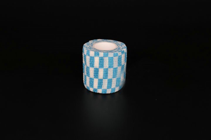 Grip Tutacak Cover Bandajı Mavi Beyaz Damalı Grip Sargısı