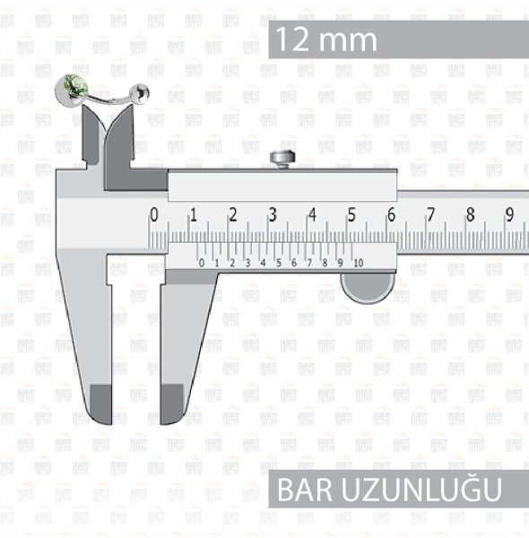 10 Adet Cerrahi Çelik Taşlı Göbek Piercing 10 Adet Cerrahi Çelik Taşlı Göbek Piercing Top Büyüklüğü 8 mm - Bar Kalınlığı 1.6 mm - Bar Uzunluğu 12 mm