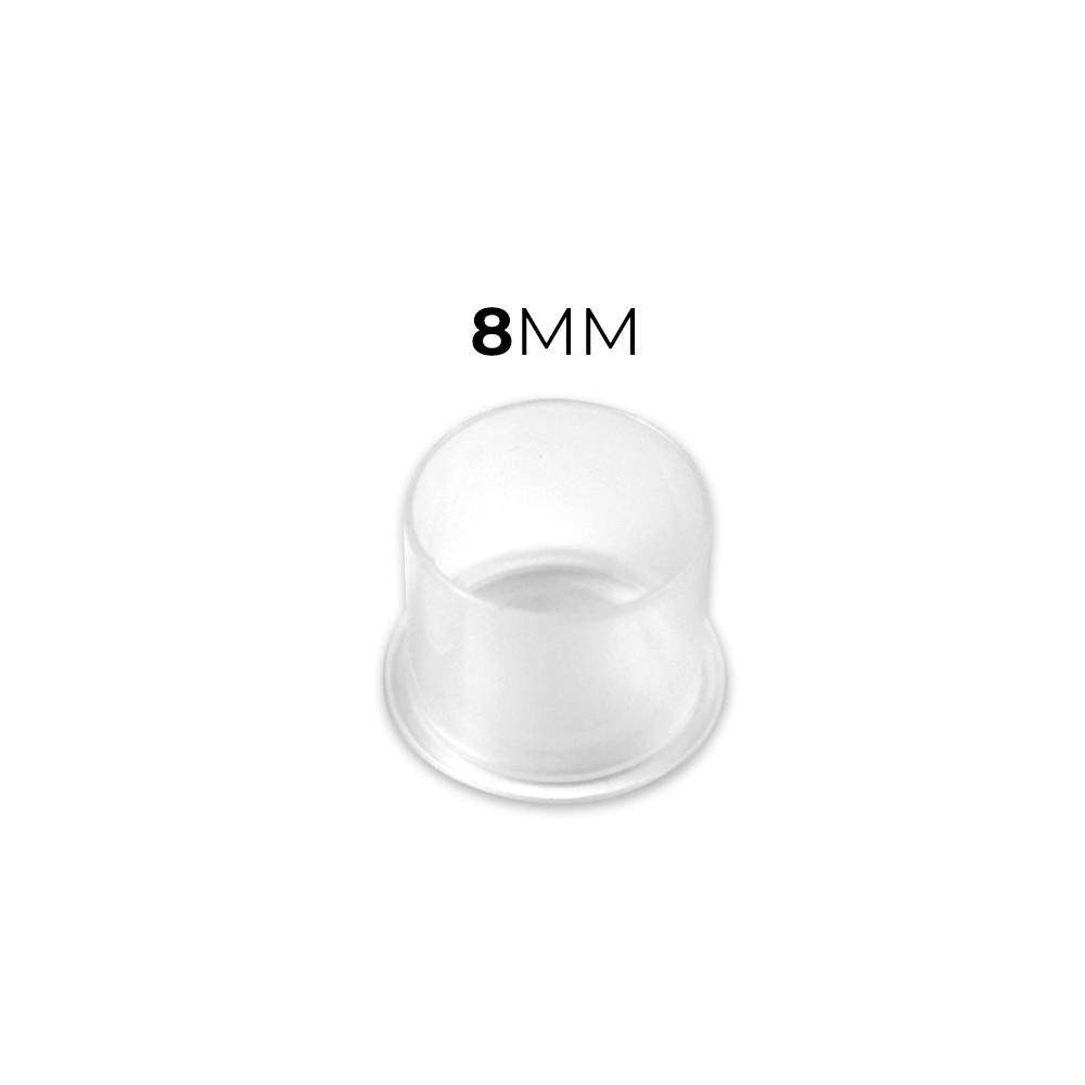 Altı Düz - Ayaklı Pota Boya Kabı Ekstra Küçük 8*10mm 1000'li Paket