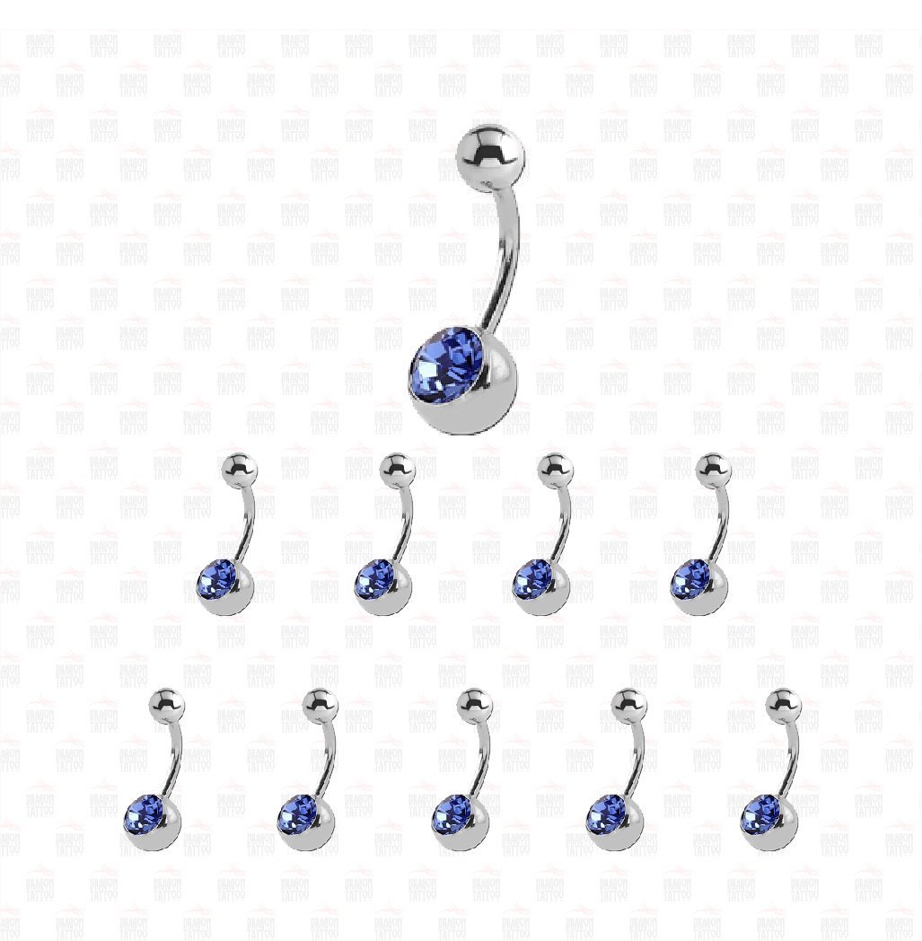 10 Adet Cerrahi Çelik Taşlı Göbek Piercing 10 Adet Cerrahi Çelik Taşlı Göbek Piercing Top Büyüklüğü 8 mm - Bar Kalınlığı 1.6 mm - Bar Uzunluğu 12 mm