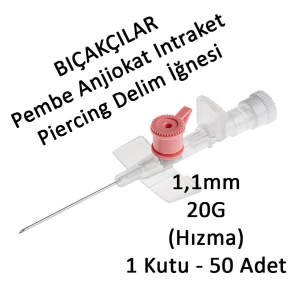 Bıçakcılar 1,1 m lange roze Anjiokat intracath Speed Up Drill naaldkracht Anjuket 1 Box - 50 Piece