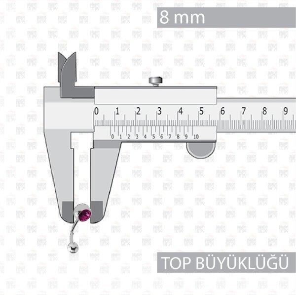 10 Adet Cerrahi Çelik Taşlı Göbek Piercing 10 Adet Cerrahi Çelik Taşlı Göbek Piercing Top Büyüklüğü 8 mm - Bar Kalınlığı 1.6 mm - Bar Uzunluğu 12 mm