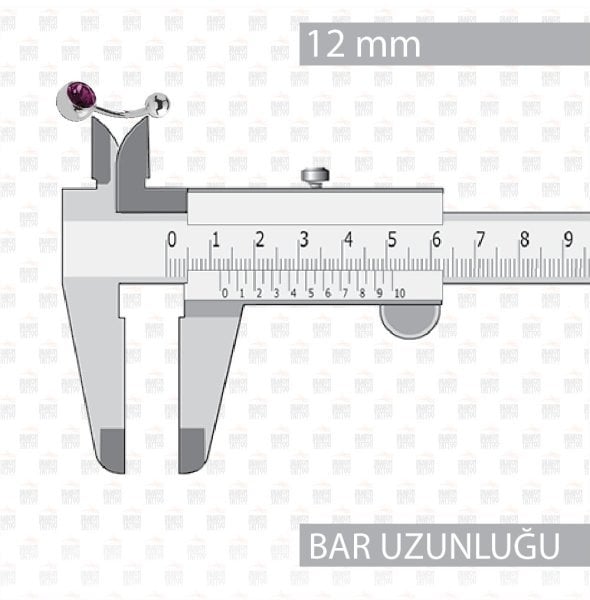 10 Adet Cerrahi Çelik Taşlı Göbek Piercing 10 Adet Cerrahi Çelik Taşlı Göbek Piercing Top Büyüklüğü 8 mm - Bar Kalınlığı 1.6 mm - Bar Uzunluğu 12 mm