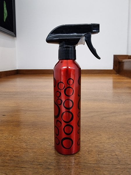 Alüminyum Temizleme Şişesi Benek Desenli Sprey Şişe 250ml