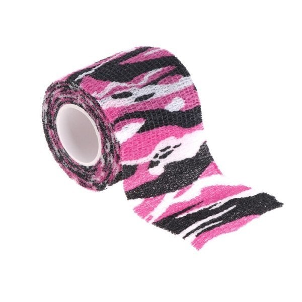 Roze Camouflage Pattern Grip Wrap Cover Holder Winding