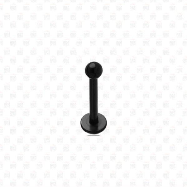 Black Lip Piercing Labret Chirurgisch Steel Tube