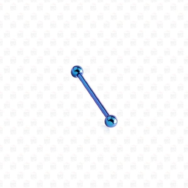 Cerrahi Çelik Mavi Dil Piercing