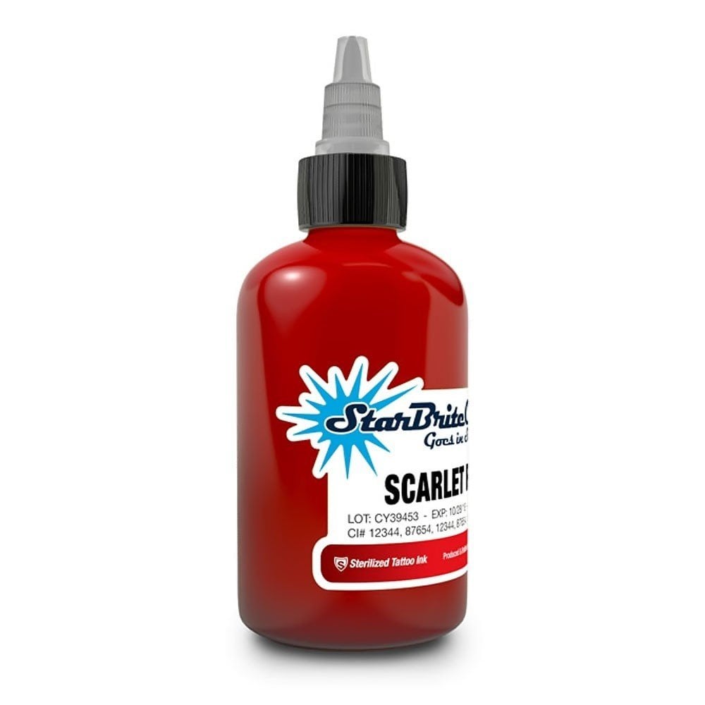 Starbrite Scarlet Red 1 oz 30 ml Kırmızı Dövme Boyası
