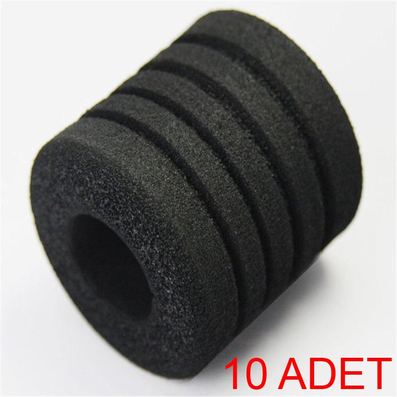 10 Adet 45 mm Kalın ve Yumuşak Köpük Grip Tutacak Kılıfı (İç Çap 25 mm)