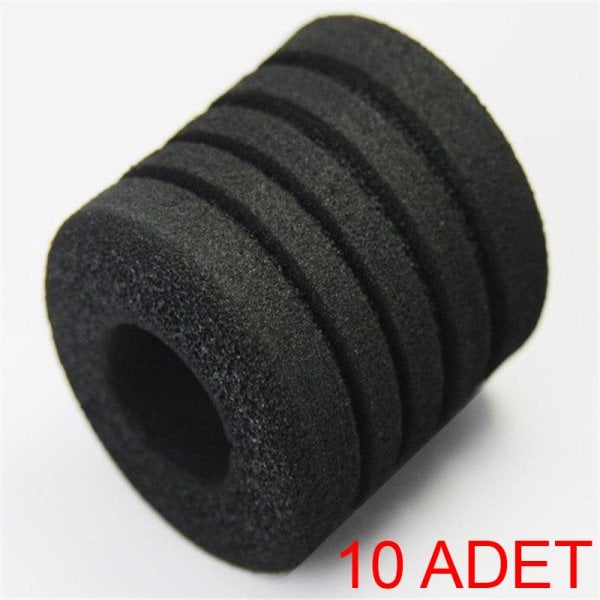 10 Adet 45 mm Kalın ve Yumuşak Köpük Grip Tutacak Kılıfı (İç Çap 25 mm)