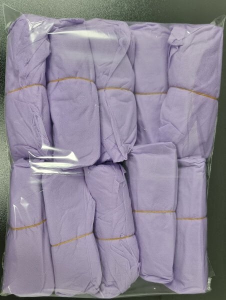 Lila Lastikli Sedye Dövme Koltuğu Örtüsü 80cm x 220cm 10 Adet Paket