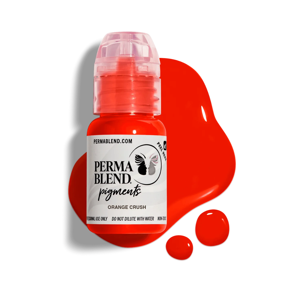 Perma Blend 1.2 oz Permanent Orange Crush Lip makeup stains in 15 ml Permablend