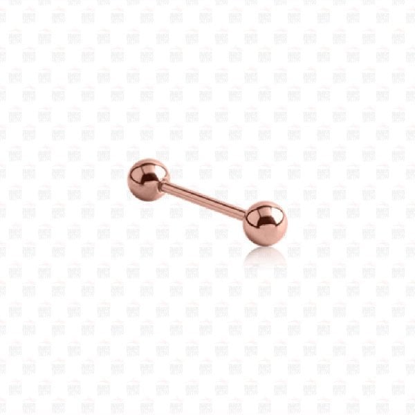 Cerrahi Çelik Bakır Renkli Dil Piercing
