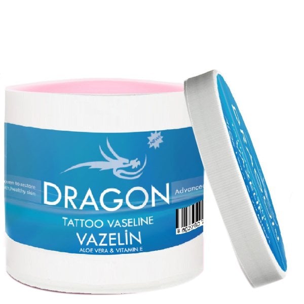 Dragon Özel Dövme Vazelini Pembe Renkli Aloe Vera'lı Kokusuz 500 ml / 350 gr