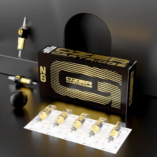 Ozer G #08 Kodlu RL Kartuş Dövme İğnesi Çizgi İçin Cartridge İğne