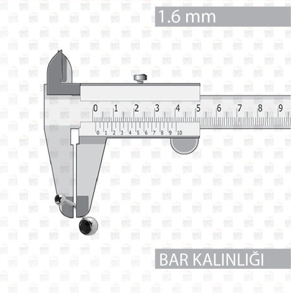Titanium Double Black Stone Belly Piercing