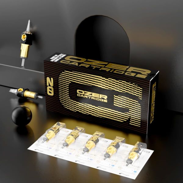 Ozer G #08 Kodlu RL Kartuş Dövme İğnesi Çizgi İçin Cartridge İğne