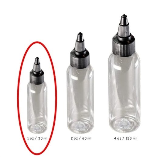 Boş Boya Şişesi 1 oz / 30 ml
