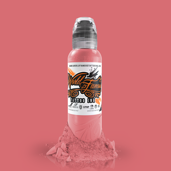 World Famous A.D. Pancho Peach 1/2 oz 15 ml Şeftali Rengi Dövme Boyası Yarım Oz