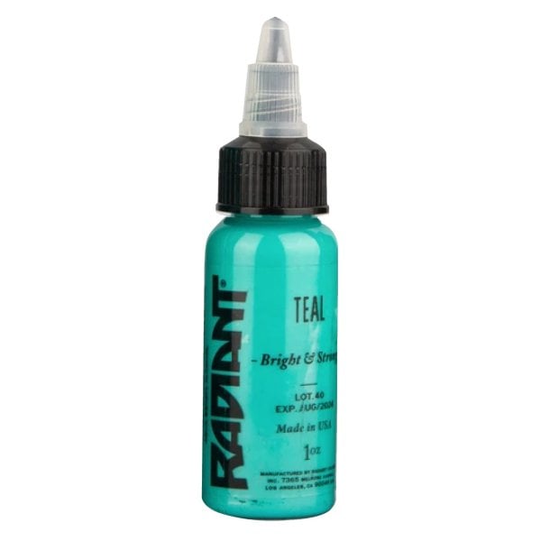 Radiant Teal 1 oz 30 ml Açık Mavi Dövme Boyası
