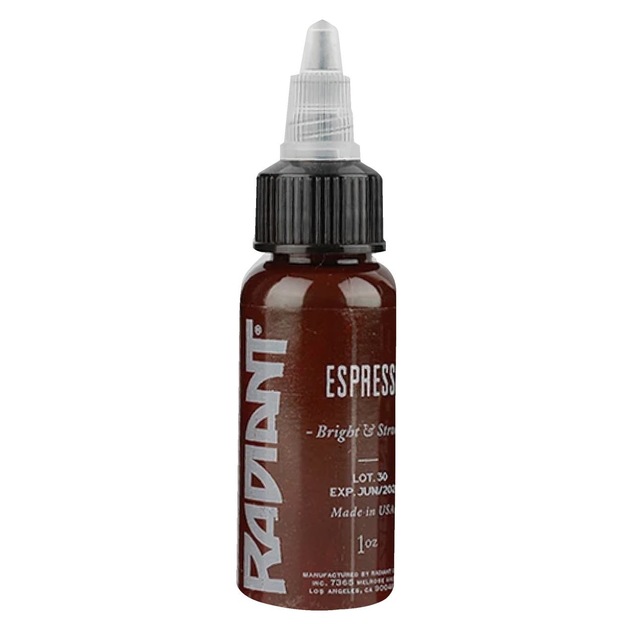 Radiant Espresso 1 oz 30 ml Koyu Kahverengi Dövme Boyası