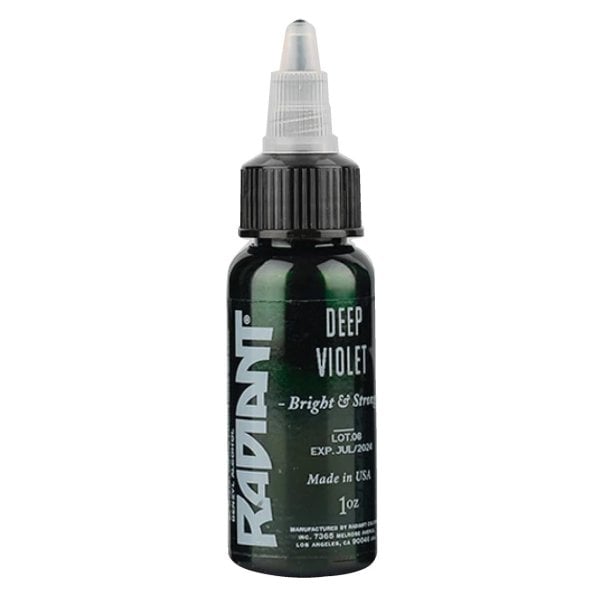 Radiant Deep Violet 1 oz 30 ml Koyu Mor Dövme Boyası