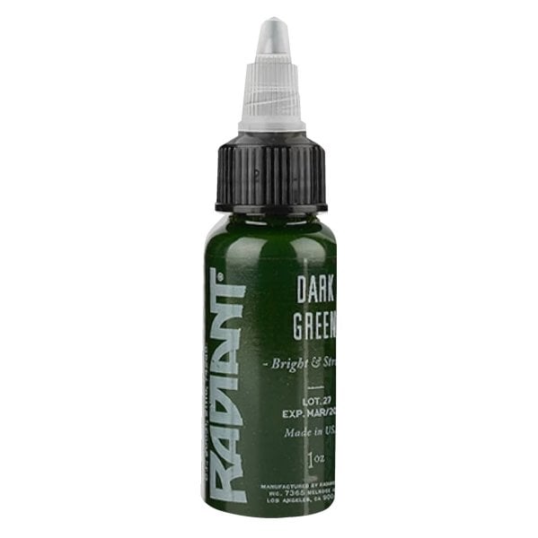 Radiant Dark Green 1 oz 30 ml Koyu Yeşil Dövme Boyası